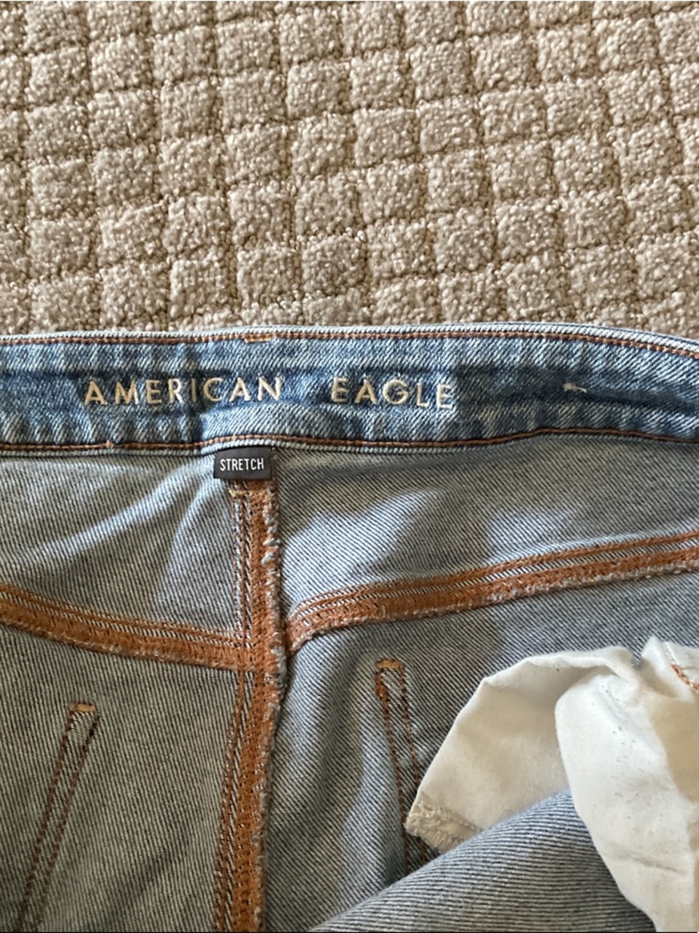 American Eagle Outfitters Light Blue Slim Straight Jeans - Picture 2 of 3